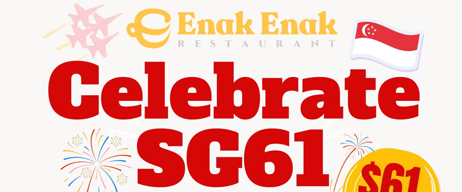 Enak Enak Restaurant (Landing Page)